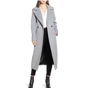 Mackage Evaline-S Long Wool Blend Coat